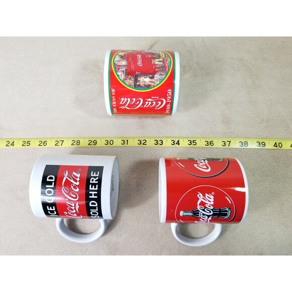 Coca Cola Gibson Coffee Mug Tea Cup 12oz Year 2003 1995 1996 Drinkware 4" x3 - Picture 12 of 12
